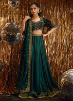 Velvet Fete '25 - Sera Emerald Lehnga Choli