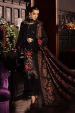 Winter Luxe '25 - 3 Piece Unstitched Embroidered Linen Suit | WL-1309 (RTS)