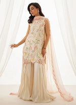 The Wedding Guest '25 - Anouk Ivory Shirt And Dupatta