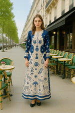Noor Kaftans '25 - D-3 Blue-White