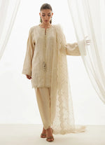 The Wedding Guest '25 - Mavi Ivory Shirt And Dupatta