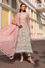 Lawn '26 - 3 Piece Unstitched Embroidered Lawn Suit | D-2606-A