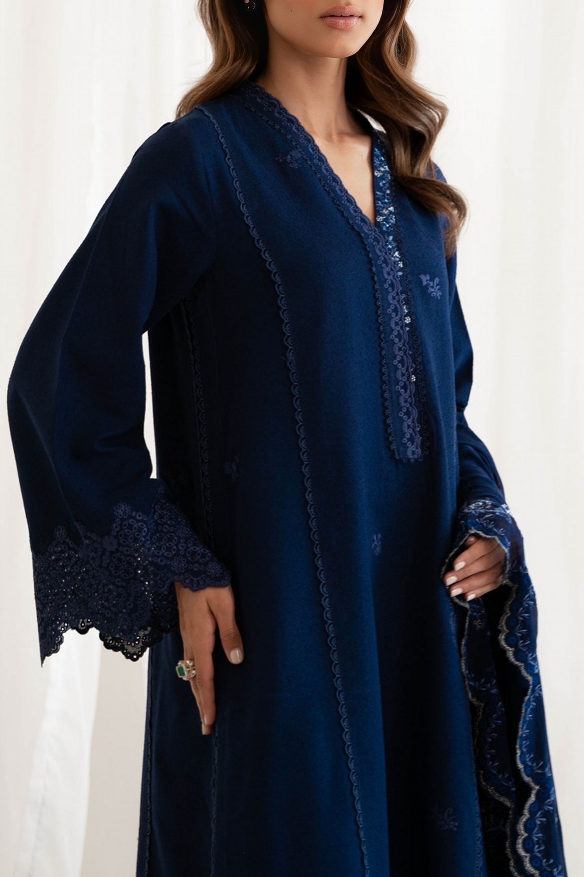 DEEP NAVY SET / EID 2024 PRET NPA3-24414 Zaib