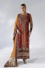 Mbroidered Wedding Edition '26 - 3 Piece Unstitched Embroidered Raw Silk Suit | BD-3104