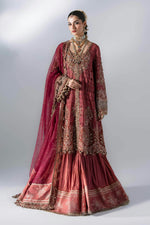 Mbroidered Wedding Edition '26 - 3 Piece Unstitched Embroidered Organza Suit | BD-3108