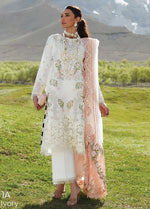 Embroidered Lawn Suits Unstitched 3 Piece CR23L 1A - Summer Collection