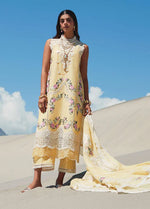 Embroidered Lawn Suits Unstitched 3 Piece CR23L 3A Iris - Summer Collection