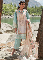Embroidered Lawn Suits Unstitched 3 Piece CR23L 6B Sorbet Pink - Summer Collection
