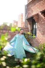 Summer Lawn Vol - 2 '26 - AQUA GARDEN LUXURY PRINTED EMBROIDERED LAWN SET (NEL-26621) EID UL ADHA 2026