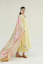 Ramadan Ready to Wear '26 - BUTTER YELLOW LUXURY EMBROIDERED LAWN 3PCS SET (NPA3-26403)