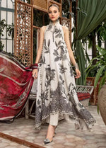Embroidered Lawn Suits Unstitched 3 Piece MB23MPE 3A