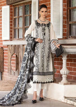 Embroidered Lawn Suits Unstitched 3 Piece MB23MPE 7A