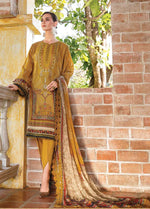 Printed Lawn Suits Unstitched 3 Piece MB23MP 12A