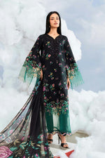 3 Pc Unstitched Embroidered Lawn Suit - MB-CUSV14-01B