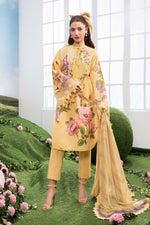 3 Pc Unstitched Embroidered Lawn Suit - MB-CUSV14-04B