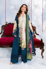 3 Pc Unstitched Embroidered Lawn Suit - MB-CUSV14-05B