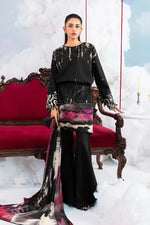 3 Pc Unstitched Embroidered Lawn Suit - MB-CUSV14-06A