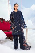 3 Pc Unstitched Embroidered Lawn Suit - MB-CUSV14-07B