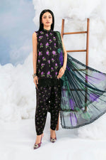 3 Pc Unstitched Embroidered Lawn Suit - MB-CUSV14-09B