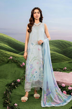 3 Pc Unstitched Embroidered Lawn Suit - MB-CUSV14-10A