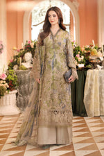 Royale Tea Affair Chiffon Unstitched Collection '26 - MPC-26-203-Warm Beige