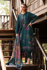 Mprints Winter Edit '25 - 3 Piece Unstitched Embroidered Twill Linen Suit | MPT-2807-B