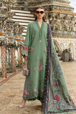Mprints Winter Edit '25 - 3 Piece Unstitched Embroidered Twill Linen Suit | MPT-2808-A
