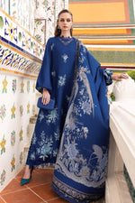 Mprints Winter Edit '25 - 3 Piece Unstitched Embroidered Twill Linen Suit | MPT-2808-B