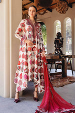 3 Piece Unstitched Embroidered Lawn Suit | MPT-2903-A - SKU