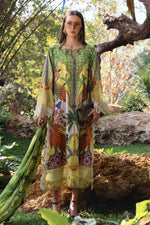 3 Piece Unstitched Embroidered Lawn Suit | MPT-2905-B - SKU