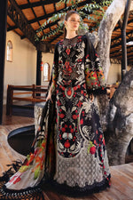 3 Piece Unstitched Embroidered Lawn Suit | MPT-2912-B - SKU