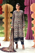 3 Piece Unstitched Embroidered Lawn Suit | MPB3003-999-00B