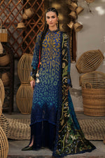 Sounds Of Mprints '26 - 3 Piece Unstitched Embroidered Linen Suit | MPT-3101-B