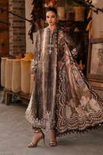 Sounds Of Mprints '26 - 3 Piece Unstitched Embroidered Linen Suit | MPT-3105-B