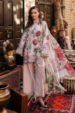 Sounds Of Mprints '26 - 3 Piece Unstitched Embroidered Cambric Suit | MPT-3109-A