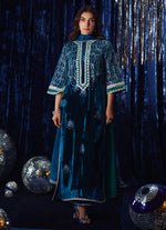 Velvet Fete '25 - Teen Teal Shirt And Dupatta