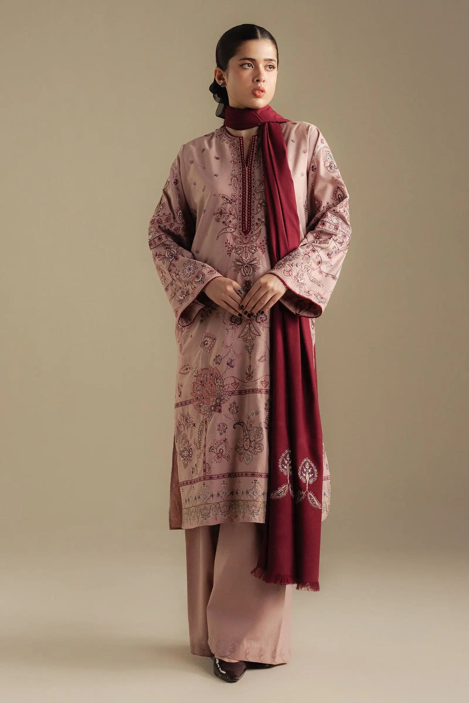 Coco Winter Unstitched '25 - Bloom-6A – RANGEEN BY RA