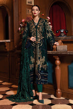 Winter Luxe '25 - 3 Piece Unstitched Embroidered Velvet Suit | WL-1302 (RTS)