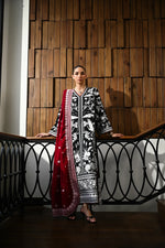 Karandi '25 Drop (2) - BLACK LUXURY EMBROIDERED KARANDI SET (NEL-25633)