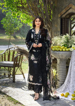 Premium Luxury lawn '26 - ELY-2B MIDNIGHT BLOSSOM