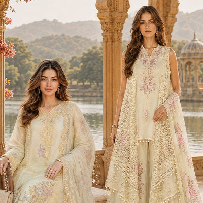 Noor by Saadia Asad Nooriyah Luxury Embroidered Chiffon '26