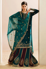 Velvet Vogue '25 - Embroidered Velvet Formal VVF D-8