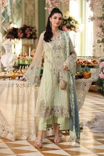 3 Piece Unstitched Embroidered Chiffon Suit | MPC-26-105