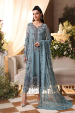 3 Piece Unstitched Embroidered Chiffon Suit | MPC-26-106