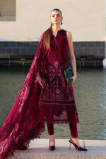 Lawn '26 - 3 Piece Unstitched Embroidered Lawn Suit | D-2611-B