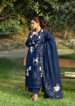 Premium Luxury lawn '26 - ELY-4B BLUE BELLE