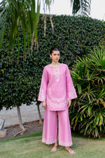 PINK LUXURY EMBROIDERED 2PCS SET (NPA2-25305)
