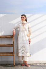 Unstitched Summer '26 - IVORY LUXURY EMBROIDERED LAWN SET (NEL-26604) LUXURY LAWN x EID 2026