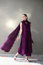 Unstitched Summer '26 - DEEP PLUM LUXURY EMBROIDERED LAWN (NEL-26613) LUXURY LAWN x EID 2026