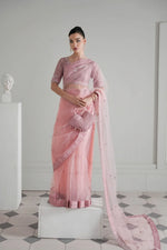 BLUSH PINK MODERN TIMELESS SAREE WEDDING EDIT 2024/2025 (NPA3-24429)